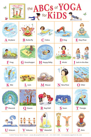 Yoga Flashcards For Kids | Yoga Asana For kids - Learningdino.com