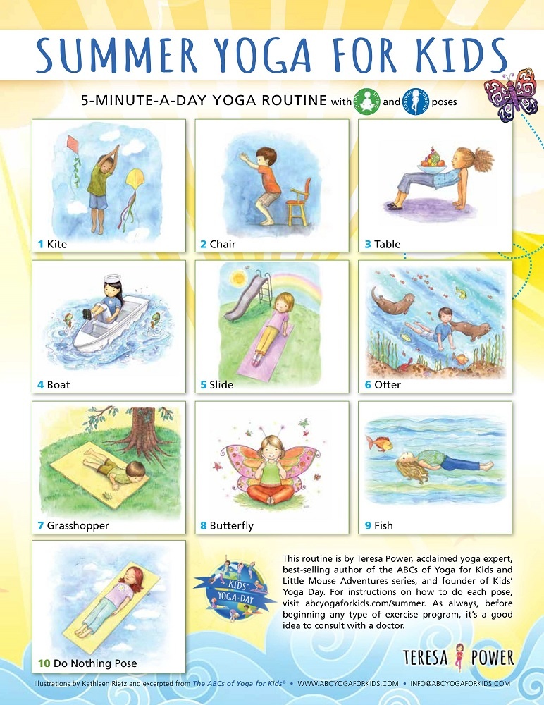 Yoga For Kids - Themes and Ideas - Pink Oatmeal